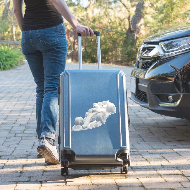 Pegatina de vinilo extra grande surrealista (Maleta Insitu)