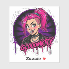 Pegatina de vinilo Gloomkitty