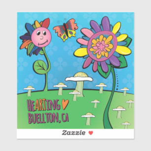 Pegatina de vinilo - Naturaleza divertida - Buellt