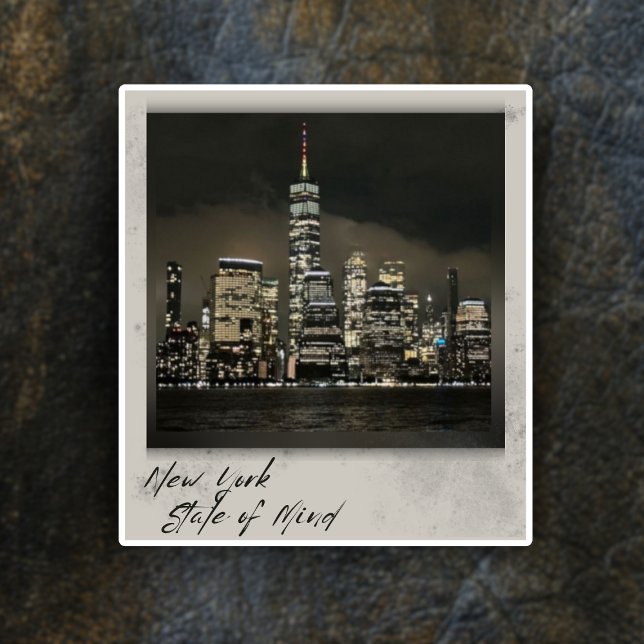 Pegatina de vinilo New York State of Mind, City Li (Subido por el creador)