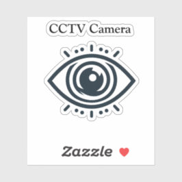 Pegatina de vinilo ocular - Art Decó único para la