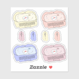 Pegatina de vinilo para portátil y ratón Kawaii