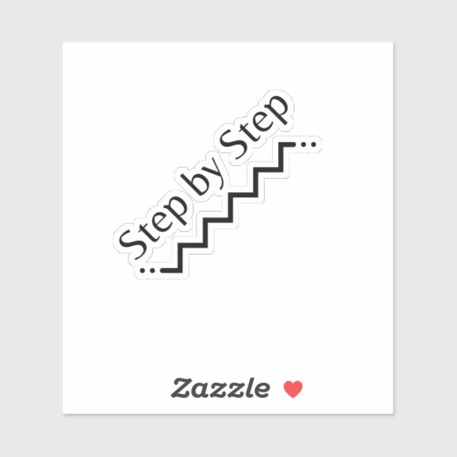 Pegatina de vinilo paso a paso (Hoja)