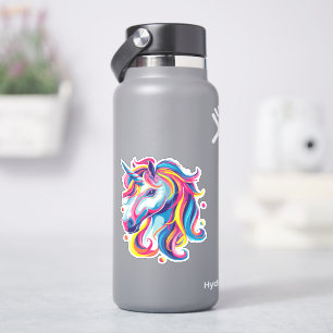 Pegatina de vinilo personalizada con nombre de uni
