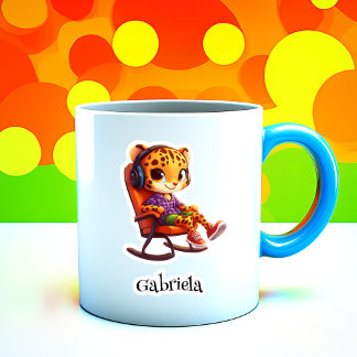 Pegatina de vinilo personalizado de chita de roca 