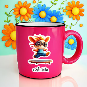 Pegatina de vinilo personalizado de Hoppin' Bunny