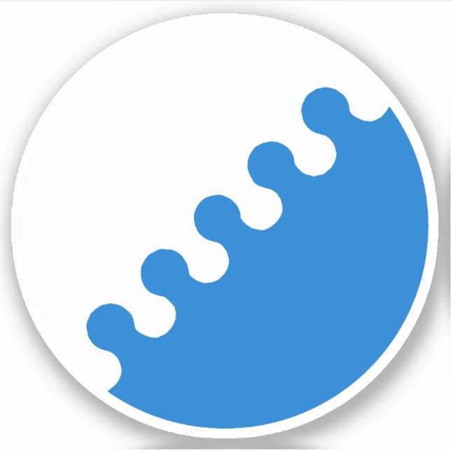 Pegatina de Vinilo SCA Cleftlands (Anverso)