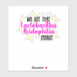 Pegatina de vinilo Scoby-Bacteria-Personalizado