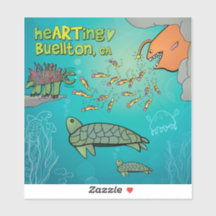 Pegatina de vinilo - ¡Sorpresa! - Buellton.Art