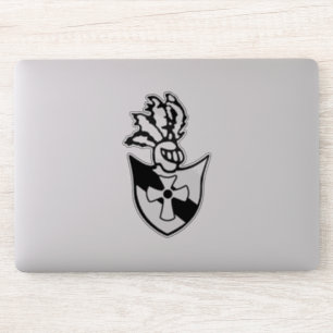 Pegatina de vinilo Tau Gamma Theta - Escudo negro