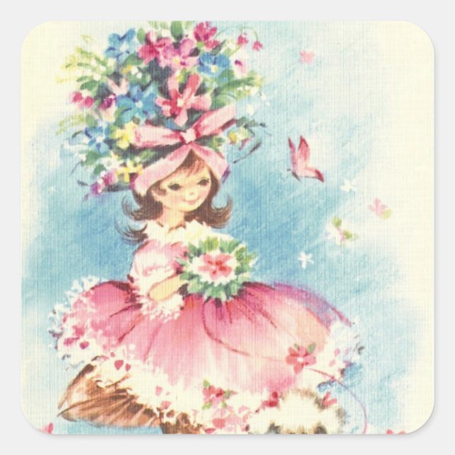 Pegatina de Vintage Diario (Anverso)