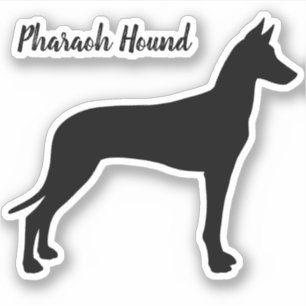 Pegatina de Vinyl de Perro Silhouette