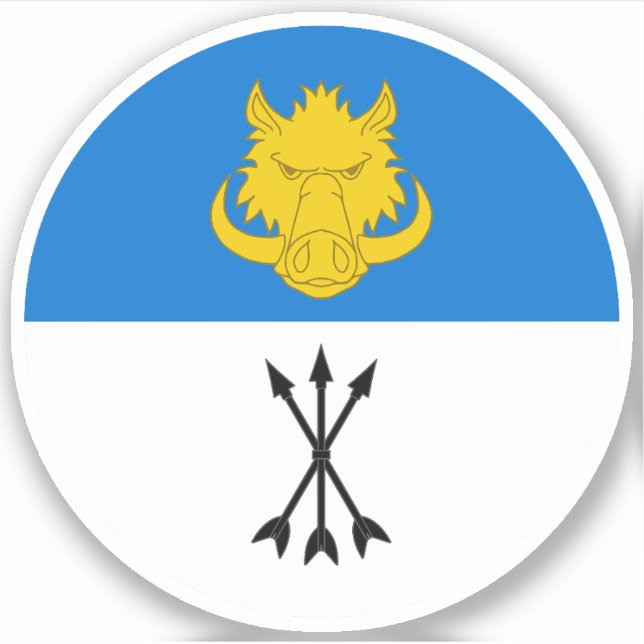 Pegatina de Vinyl de SCA Vest Yorvik (Anverso)
