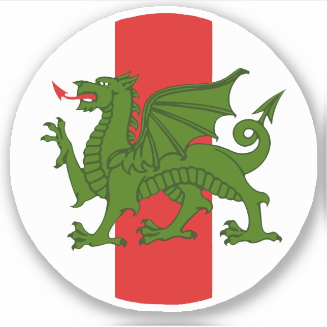 Pegatina de Vinyl del Reino Medio de SCA (Anverso)