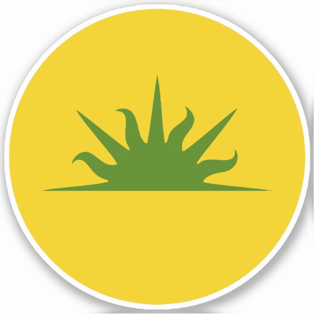 Pegatina de Vinyl del Reino Occidental de SCA (Anverso)