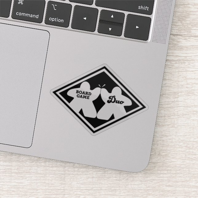Pegatina de Vinyl Duo de juego de mesa (Detalle)