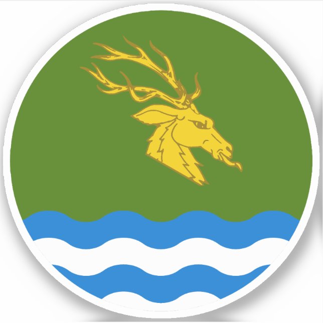 Pegatina de Vinyl SCA Buckston-on-Eno (Anverso)