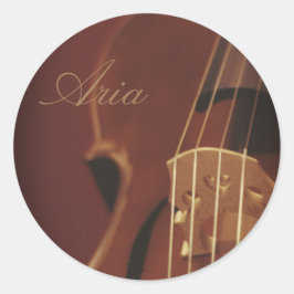 Pegatina de violín
