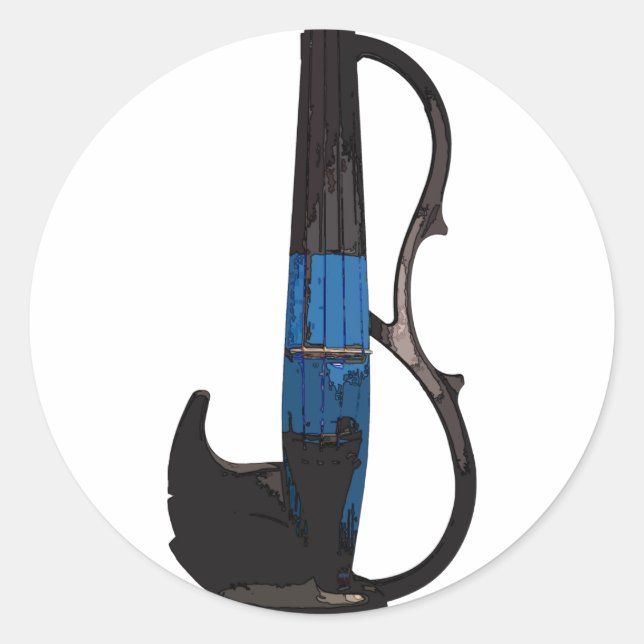 Pegatina de violín eléctrico de Guay! (Anverso)