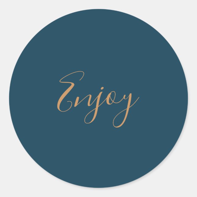 Pegatina de visualización de fondo azul brillante (Anverso)