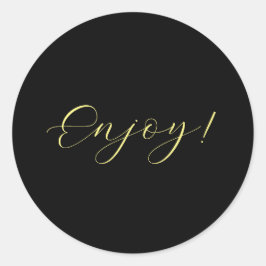 Pegatina de visualización de fondo negro