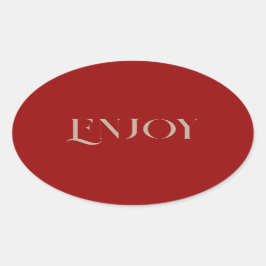 Pegatina de visualización de fondo rojo oscuro