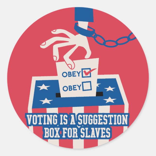 Pegatina de voto (Anverso)