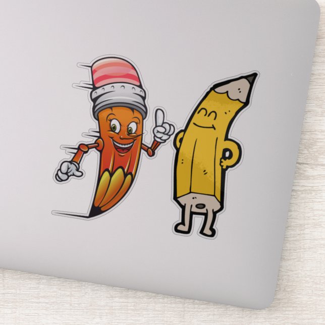 Pegatina de vuelta a la escuela, divertidos regalos escolar (Detalle)