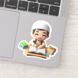 Pegatina De vuelta a la escuela, la motivación islámica par