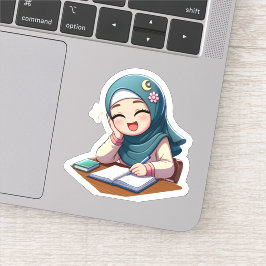Pegatina De vuelta a la escuela, la motivación islámica par