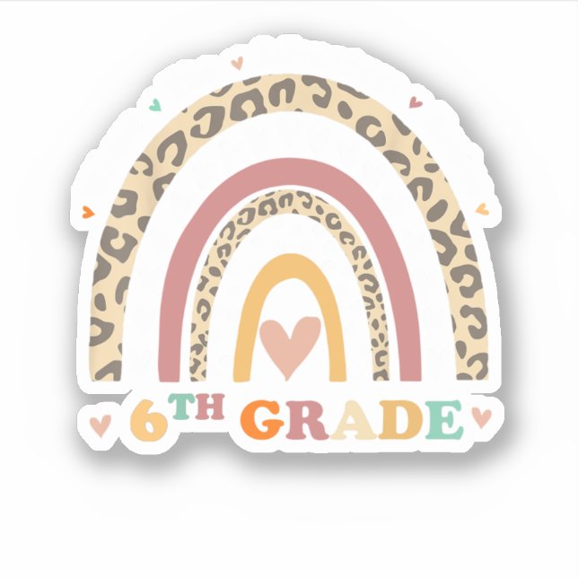 Pegatina De Vuelta Al Sexto Grado Donde Empieza La Aventura (Anverso)