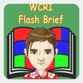 Pegatina de WCRI Flash Briefs