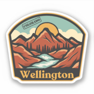 Pegatina de Wellington, Colorado