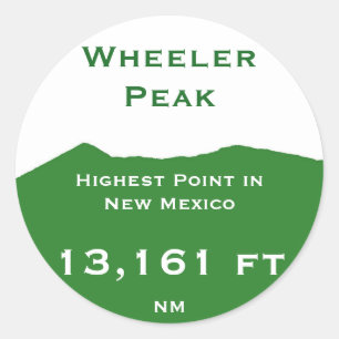 Pegatina de Wheeler Peak
