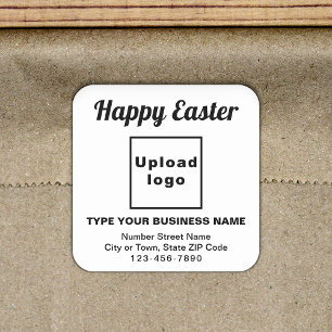 Pegatina de White Easter Business Square