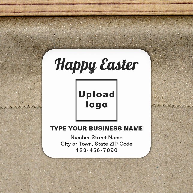 Pegatina de White Easter Business Square (Subido por el creador)