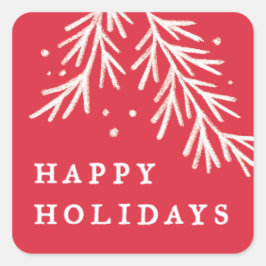 Pegatina de Winter Wonder Square