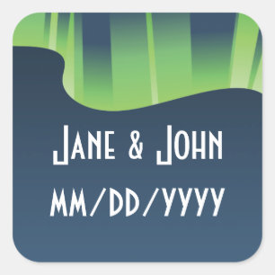 Pegatina de Winter Wonderland Auroras