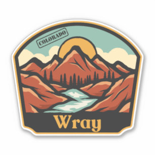 Pegatina de Wray, Colorado