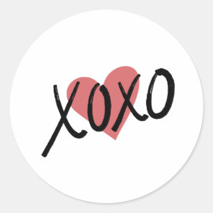 Pegatina de XOXO de amor Sello para sobres Pegati