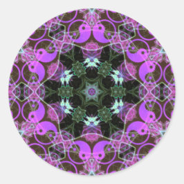 Pegatina de YinYang Hexagon