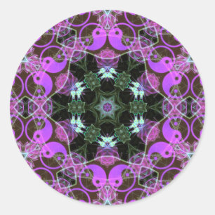 Pegatina de YinYang Hexagon