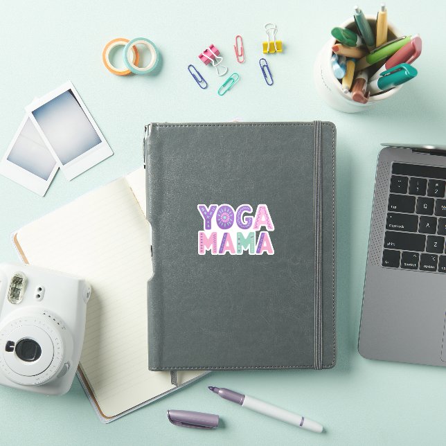 Pegatina de yoga Mama Pastel Vinyl (Funda para iPad)