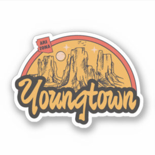 Pegatina de Youngtown, Arizona