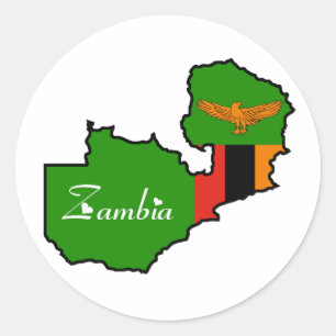 Pegatina de Zambia