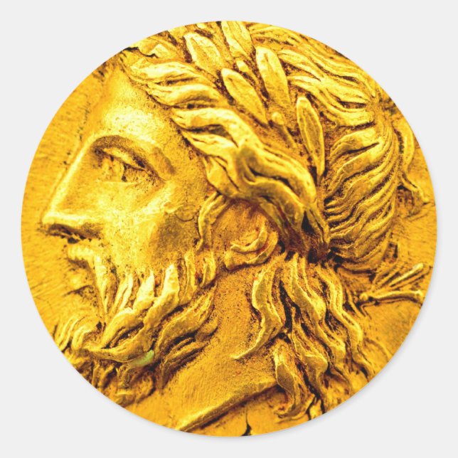 Pegatina de Zeus Gold Coin Rewards (Anverso)