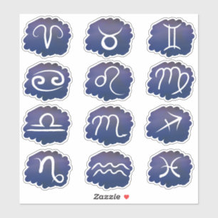 Pegatina de Zodiac Rótulo