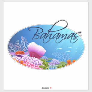Pegatina Decal de Bahamas