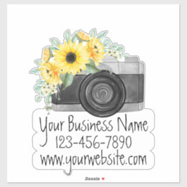 Pegatina Decal de negocios de fotografía