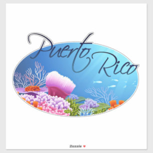 Pegatina Decal de Puerto Rico